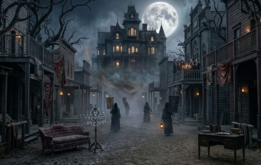 Gothic Western Themes Beneath the Weirdness