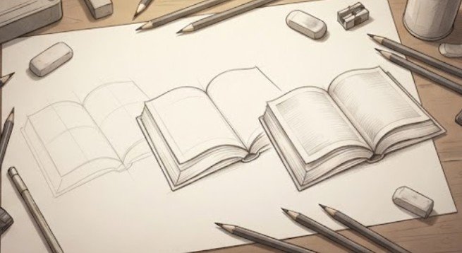 How to Draw an Open Book in 7 Easy Steps