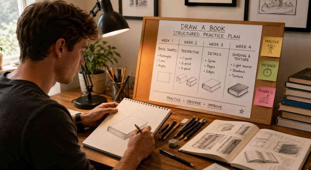 The Learn to Draw Book Method: A Structured Practice Plan